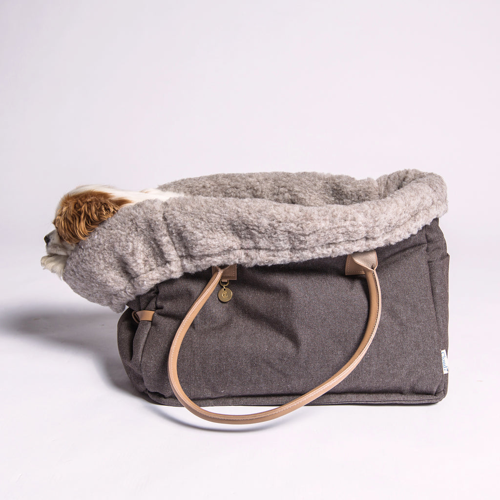 Cloud 7 DOG BAG CITY CARRIER HEATHER BROWN